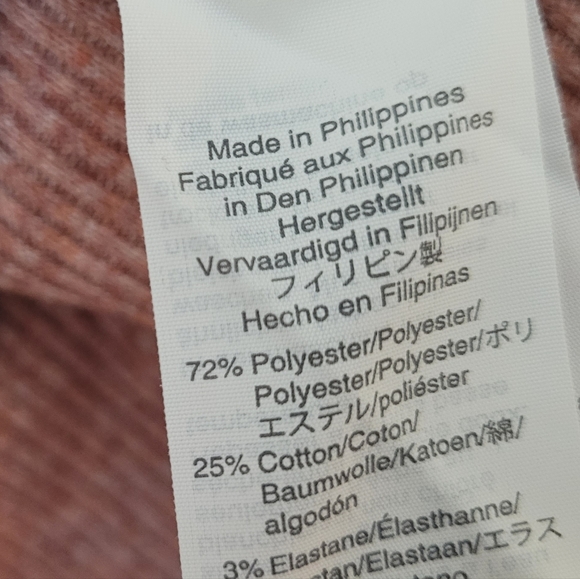 Madewell heathered bubble-sleeve swing turtleneck. - Picture 8 of 8